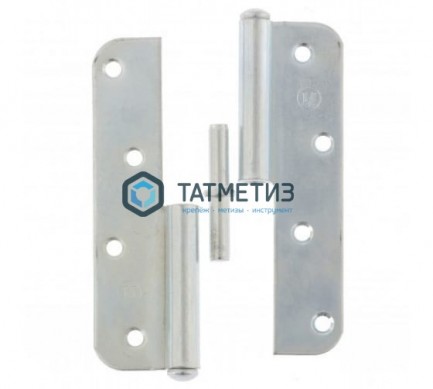 Петля накладная ПН1-130 правая, цинк -  магазин крепежа «ТАТМЕТИЗ»