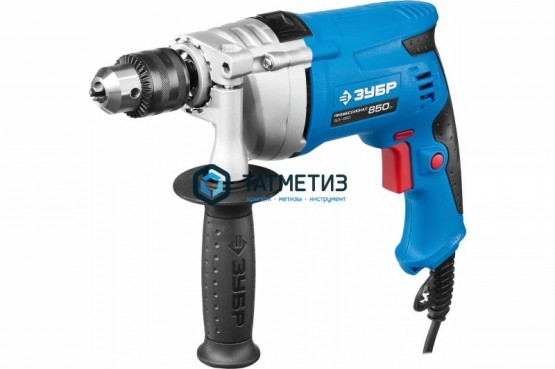 Дрель удар, ЗУБР Профессионал, мет. корпус редуктора, патрон 13 мм, 0-2800 об мин, 850 Вт | «ТАТМЕТИЗ» Дрель удар, ЗУБР Профессионал, мет. корпус редуктора, патрон 13 мм, 0-2800 об мин, 850 Вт - магазин крепежа «ТАТМЕТИЗ»