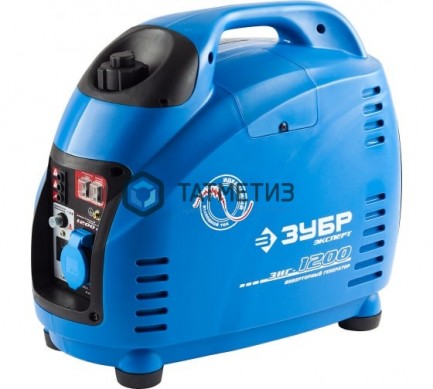Генератор инверторный, ЗУБР Профессионал ЗИГ-1200, однофазный (220 В), 4-тактный, 1200/1000 Вт | «ТАТМЕТИЗ» Генератор инверторный, ЗУБР Профессионал ЗИГ-1200, однофазный (220 В), 4-тактный, 1200/1000 Вт - магазин крепежа «ТАТМЕТИЗ»