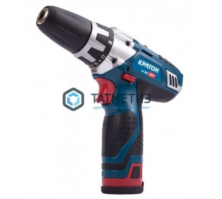 Дрель-шуруповерт аккумуляторная Кратон CDL-12-1-H -  магазин крепежа «ТАТМЕТИЗ»