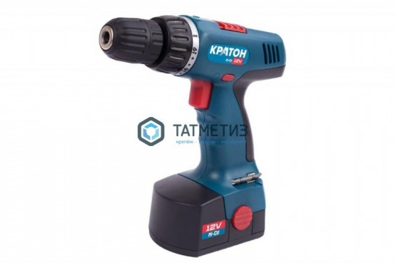 Дрель-шуруповерт аккумуляторная Кратон CDH-12-KL -  магазин крепежа «ТАТМЕТИЗ»
