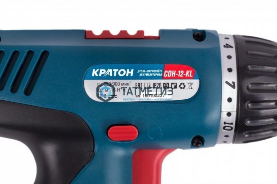 Дрель-шуруповерт аккумуляторная Кратон CDH-12-KL -  магазин крепежа «ТАТМЕТИЗ»