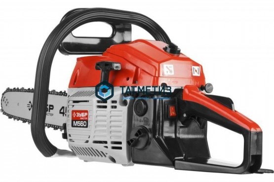 Пила цепная бензиновая, ЗУБР, хромир. цилиндр, праймер, 54,6 см3 (2,1 кВт), шина 45 см, 11500 об/мин -  магазин крепежа «ТАТМЕТИЗ»