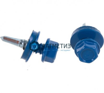 Саморез окраш.кров. 5,5х19 /5015/ -  магазин крепежа «ТАТМЕТИЗ»