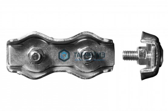 Зажим для троса DUPLEX  4мм A4 -  магазин крепежа «ТАТМЕТИЗ»