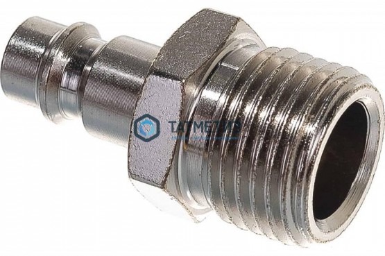 Ниппель универсальный быстросъемный ("папа"), внешняя резьба 1/2", 2 шт.// STELS | «ТАТМЕТИЗ» Ниппель универсальный быстросъемный ("папа"), внешняя резьба 1/2", 2 шт.// STELS - магазин крепежа «ТАТМЕТИЗ»