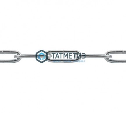 Цепь DIN 763 дл.зв. оц. 5 (50 м/бух) МН / R | «ТАТМЕТИЗ» Цепь DIN 763 дл.зв. оц. 5 (50 м/бух) МН / R - магазин крепежа «ТАТМЕТИЗ»