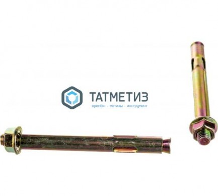 Анкерный болт с гайкой 10х 97 ( 40 шт/уп) КК | «ТАТМЕТИЗ» Анкерный болт с гайкой 10х 97 ( 40 шт/уп) КК - магазин крепежа «ТАТМЕТИЗ»