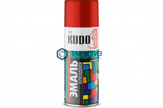 Краска аэроз. KUDO 520 мл. №1003 КРАСНАЯ RAL 3020 | «ТАТМЕТИЗ» Краска аэроз. KUDO 520 мл. №1003 КРАСНАЯ RAL 3020 - магазин крепежа «ТАТМЕТИЗ»
