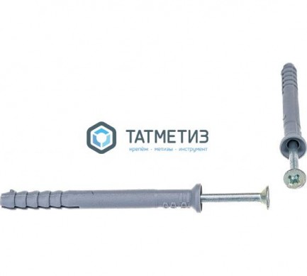 Дюбель-гвоздь  6х60 потай (200 шт/уп) ТК -  магазин крепежа «ТАТМЕТИЗ»