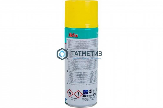 Краска аэроз. ЖЕЛТАЯ  глянц. RAL1003 400Ml Gw.300Gr (6) Akfix -  магазин крепежа «ТАТМЕТИЗ»