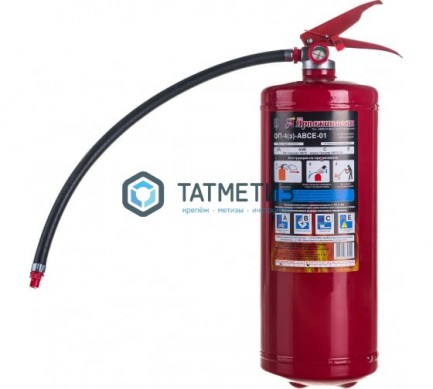 Огнетушитель порошковый ОП-4 (з) АВСЕ-Ярпожинвест -  магазин крепежа «ТАТМЕТИЗ»