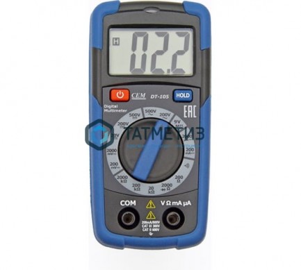 Мультиметр цифровой DT-105 CEM | «ТАТМЕТИЗ» Мультиметр цифровой DT-105 CEM - магазин крепежа «ТАТМЕТИЗ»