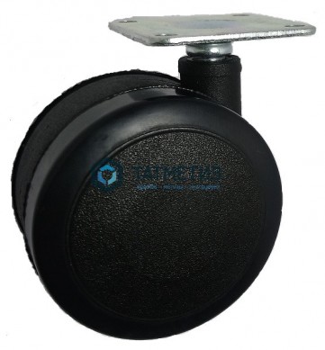 Колесо мебельное поворотное, черный нейлон FWP60 -  магазин крепежа «ТАТМЕТИЗ»