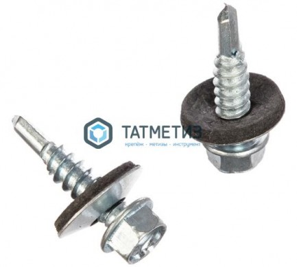 Саморез DIN7504 К А2 6гр головка с п/ш, сверло 4,2 х 16 | «ТАТМЕТИЗ» Саморез DIN7504 К А2 6гр головка с п/ш, сверло 4,2 х 16 - магазин крепежа «ТАТМЕТИЗ»