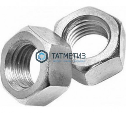 Гайка DIN 934, оцинк М16  КП 8  (уп 20кг / 570 шт)* ISO 4032 ММЗ -  магазин крепежа «ТАТМЕТИЗ»