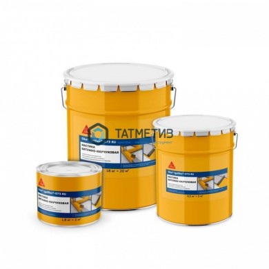 Мастика гидроизоляционная битумная однокомпонентная Sika Igolflex-071 RU Ведро 21, 5 л | «ТАТМЕТИЗ» Мастика гидроизоляционная битумная однокомпонентная Sika Igolflex-071 RU Ведро 21, 5 л - магазин крепежа «ТАТМЕТИЗ»