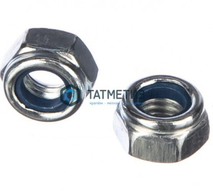 Гайка самоконтр DIN 985, оц  М6  ( 2 500 шт/уп) SR -  магазин крепежа «ТАТМЕТИЗ»