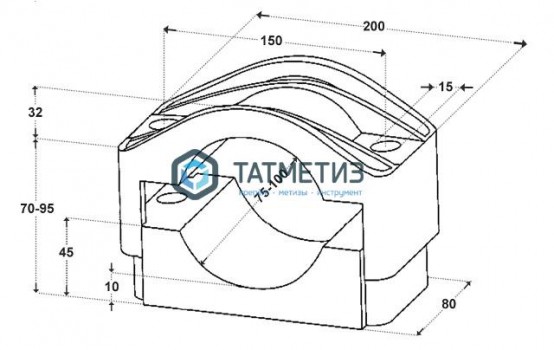 Хомуты для одиночного крепления Dutchclamp SE 75-100 -  магазин крепежа «ТАТМЕТИЗ»